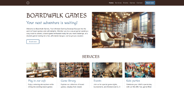Picture with a link to Boardwalk Games portfolio section