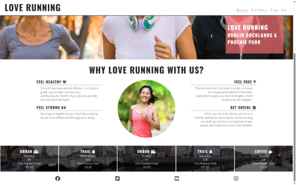 Love Running Information image